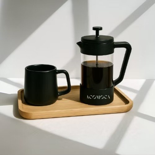 French Press Coffee Maker – Classic Brewer for Bold, Flavourful Coffee - Image 2