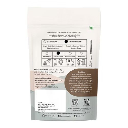 Coarse Ground Coffee – Medium Roast | Best for French Press & Cold Brew - Image 2