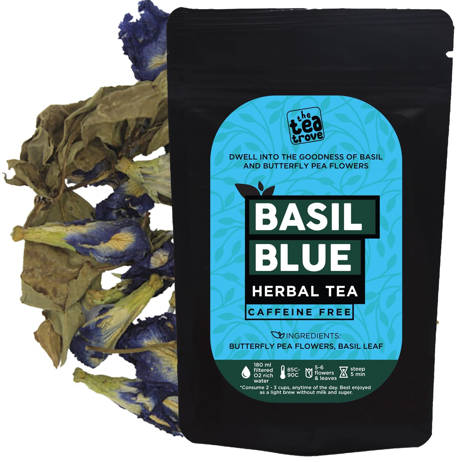 Organic Basil Blue Tea