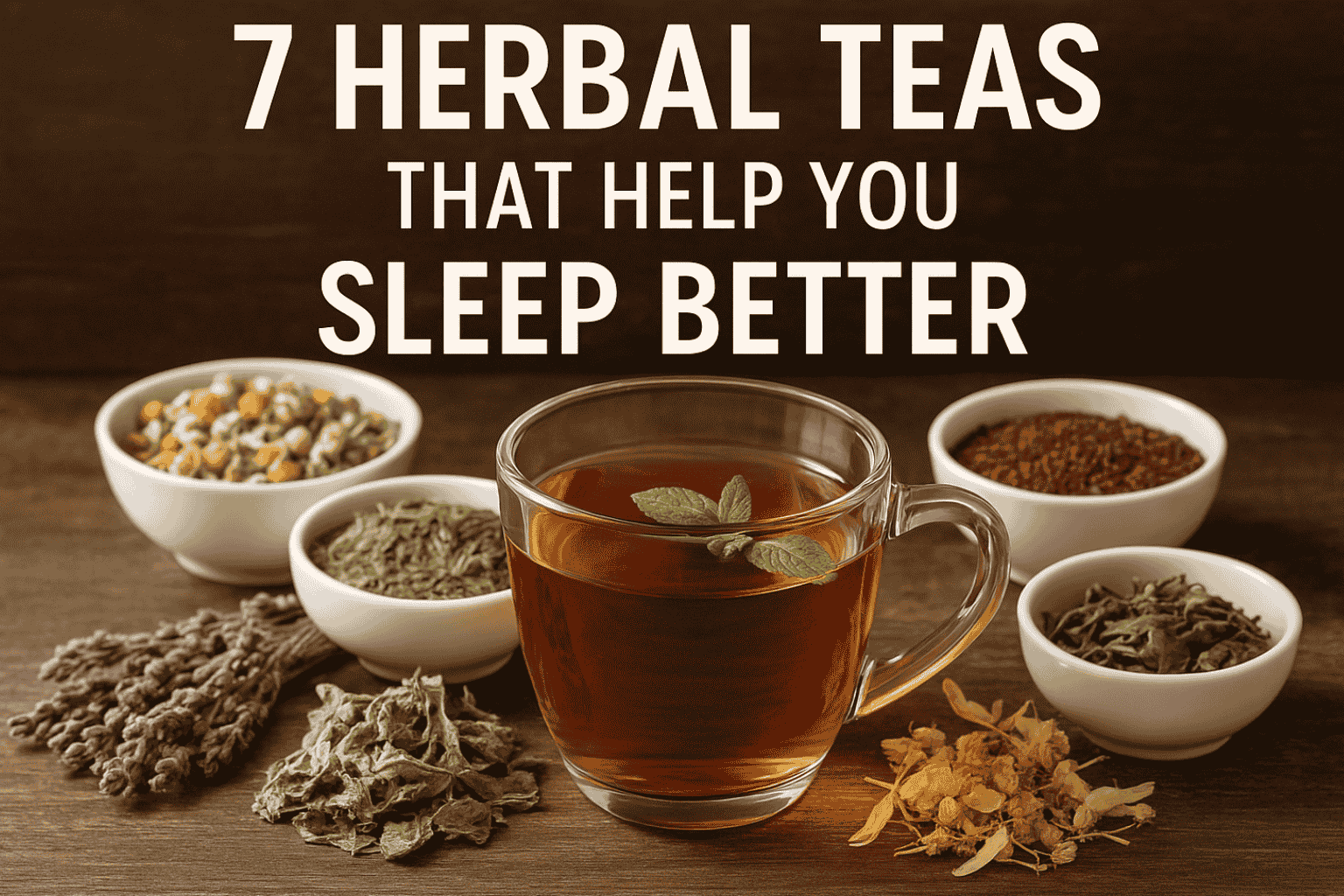 7 Herbal Teas That Help You Sleep Better - Caffeine Works
