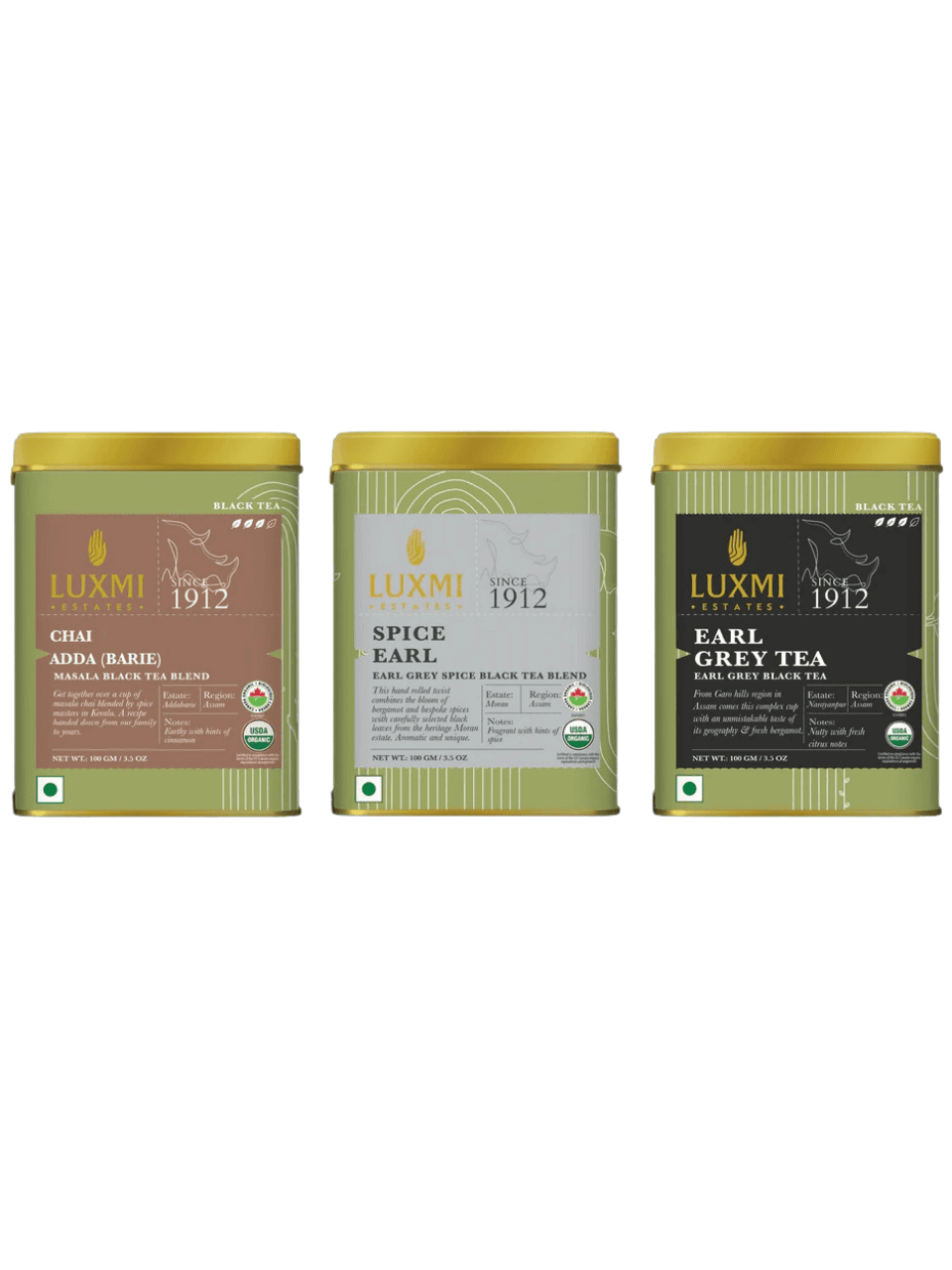 Luxmi Estates || Assam Organic Black Loose Leaf Collection