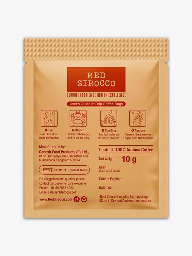 Monsoon Malabar – Drip Coffee Bag - Image 3