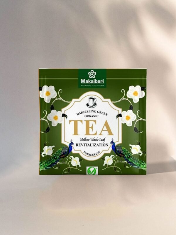 Makaibari Biodegradable Fuso Pyramid Tea Bag DARJEELING GREEN