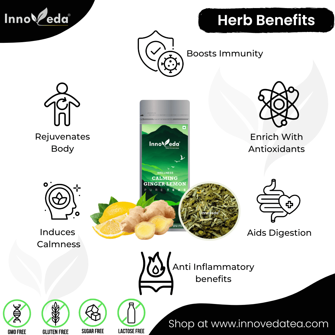 Calming Ginger Lemon Tea - Image 3