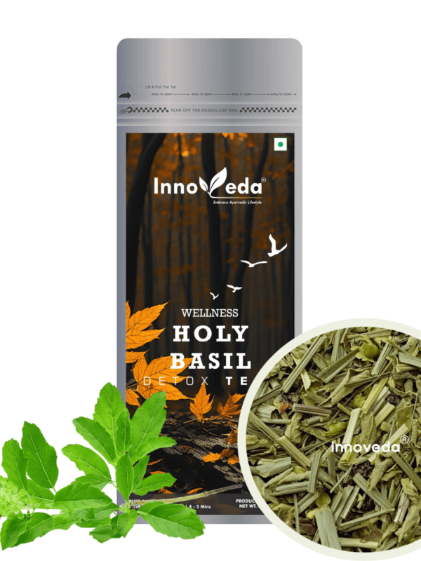 Holy Basil Lemon Tea For Digestion & Bloating