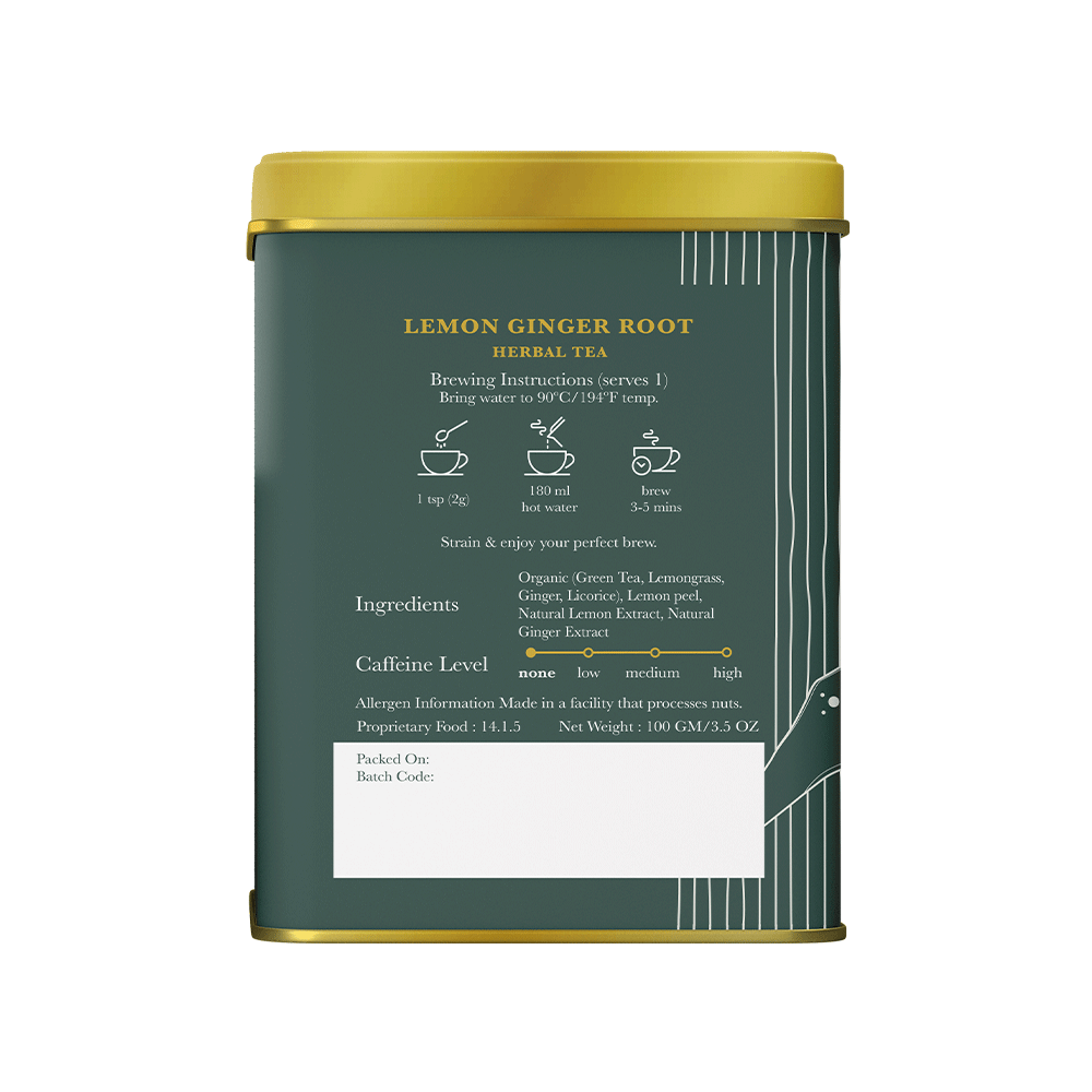 Lemon Ginger Root | Organic Herbal Tea - Image 4