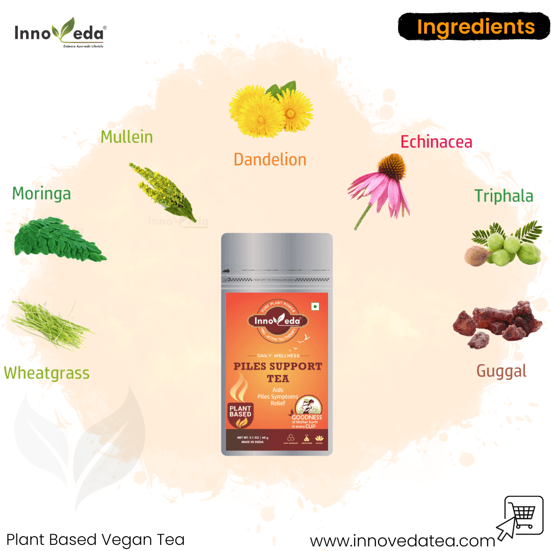 Piles Support Tea - Hemorrhoid Support Tea Relief from Constipation - Image 4