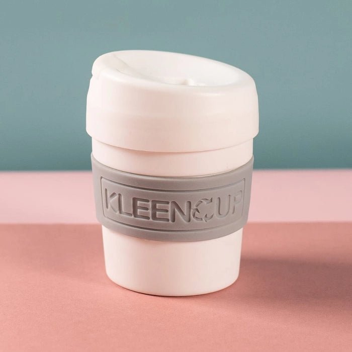 Kleen Cup - Heat Resistant, Recycled White Coffee Cups -- 295ml